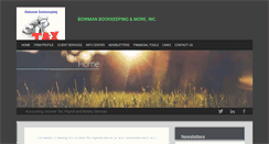 Desktop Screenshot of bowmanbookkeeping.com